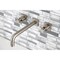Kingston Brass KS6028DX Wall Mount Tub Faucet, Brushed Nickel KS6028DX - alternate 3